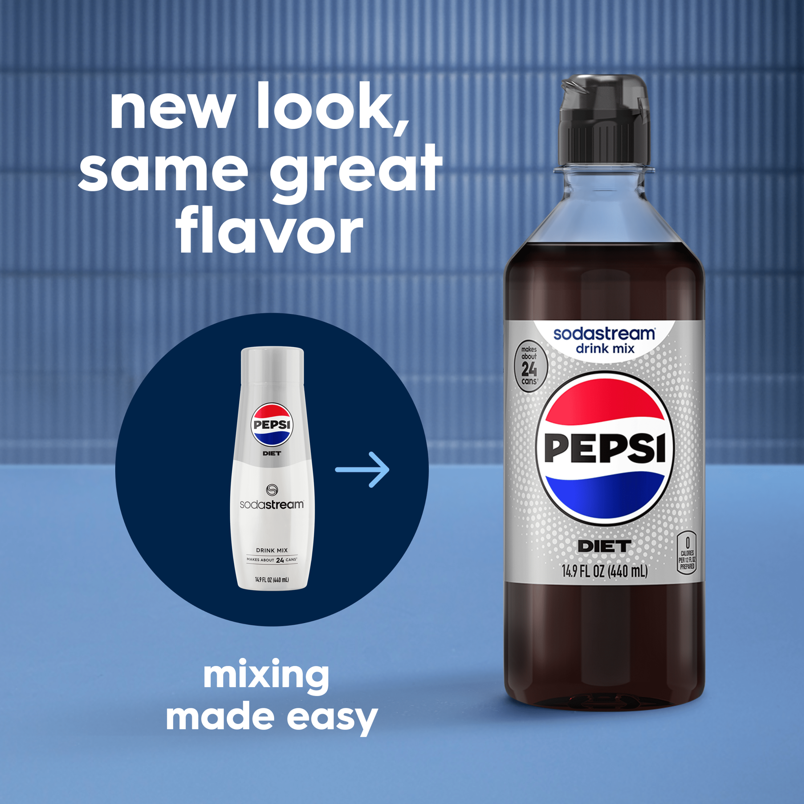 Sodastream Diet Pepsi Drink Mix 440ml - Image 5