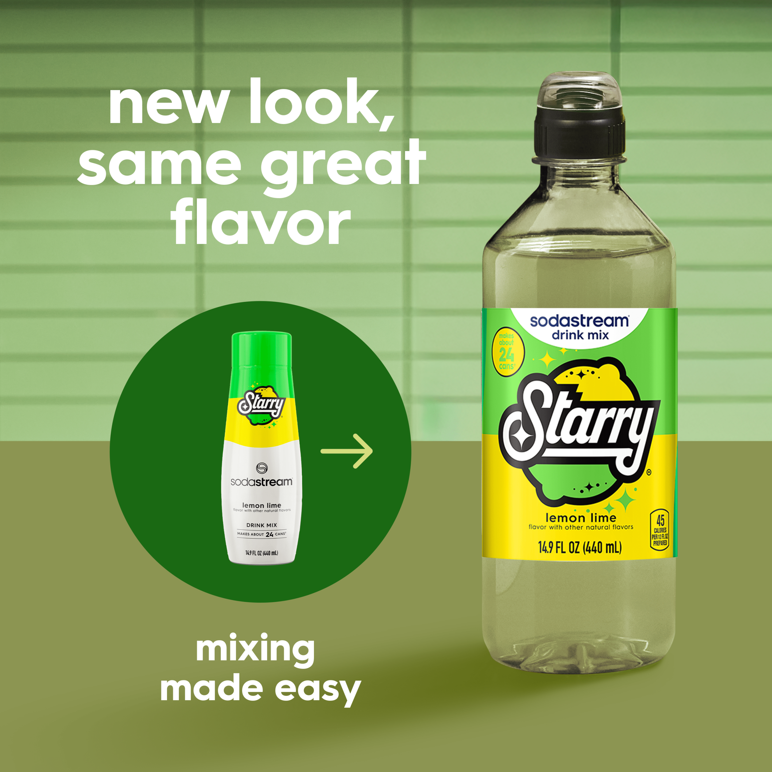 Sodastream STARRY? Lemon Lime Drink Mix 440ml - Image 5